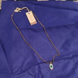 Gold Evil Eye Necklace